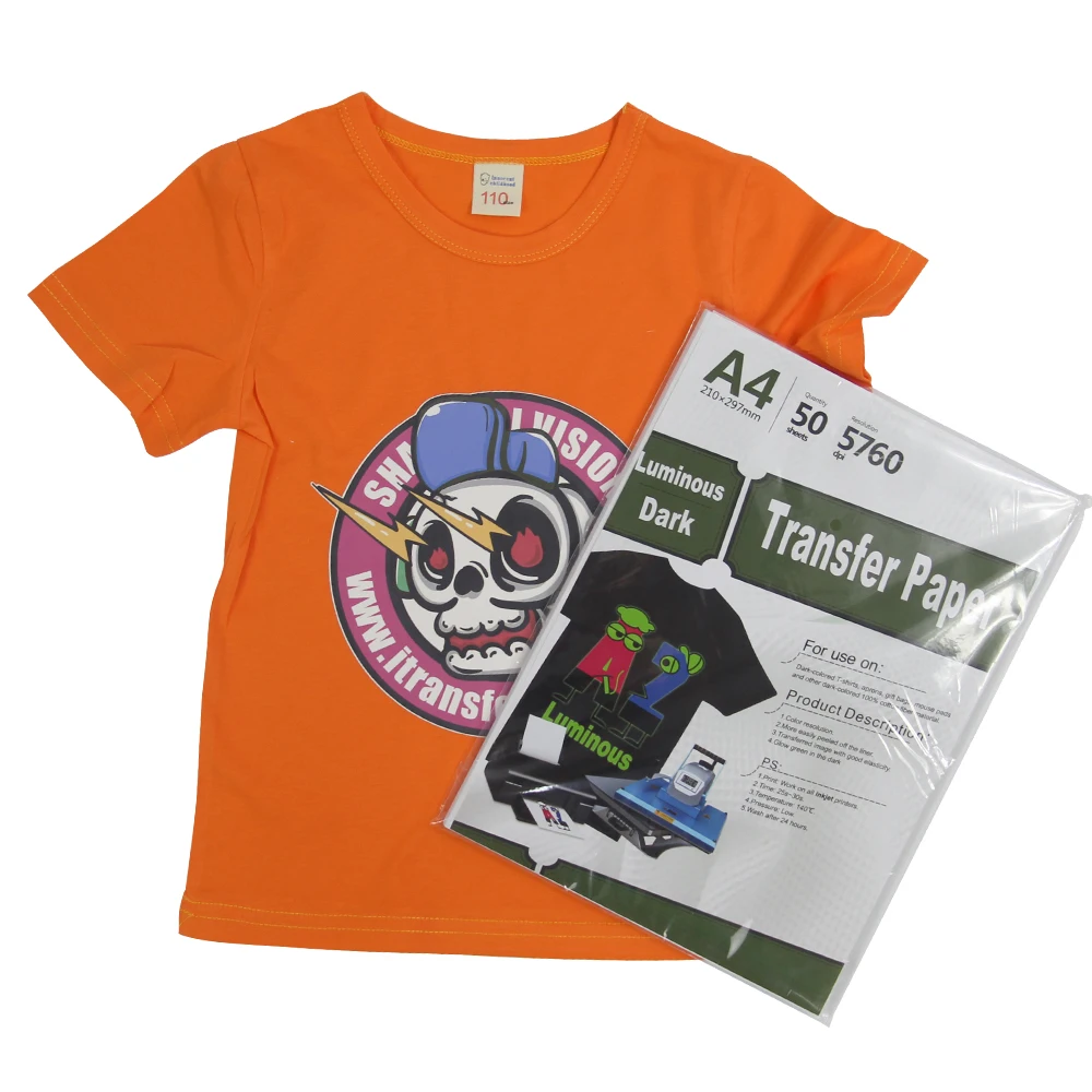 Струйная копировальная бумага, светящаяся в темноте Люминесцентная копировальная бумага