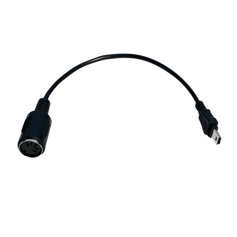 Midi Din 5 Pin Female to Mini USB 2.0 Cable MIDI 5 Pin DIN to USB Extension Cable Din-5pin USB Cable Adapter 30CM 0.5M 1M 2M