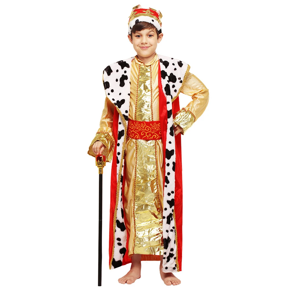 Prince Costume for Kids Boy Cosplay Role Play Game Stage Performance Birthday Gift Carnival Halloween Holiday Children Day Party