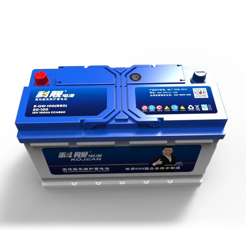 
Maintenance Free 100ah Car battery with high quality 12v auto batteries 