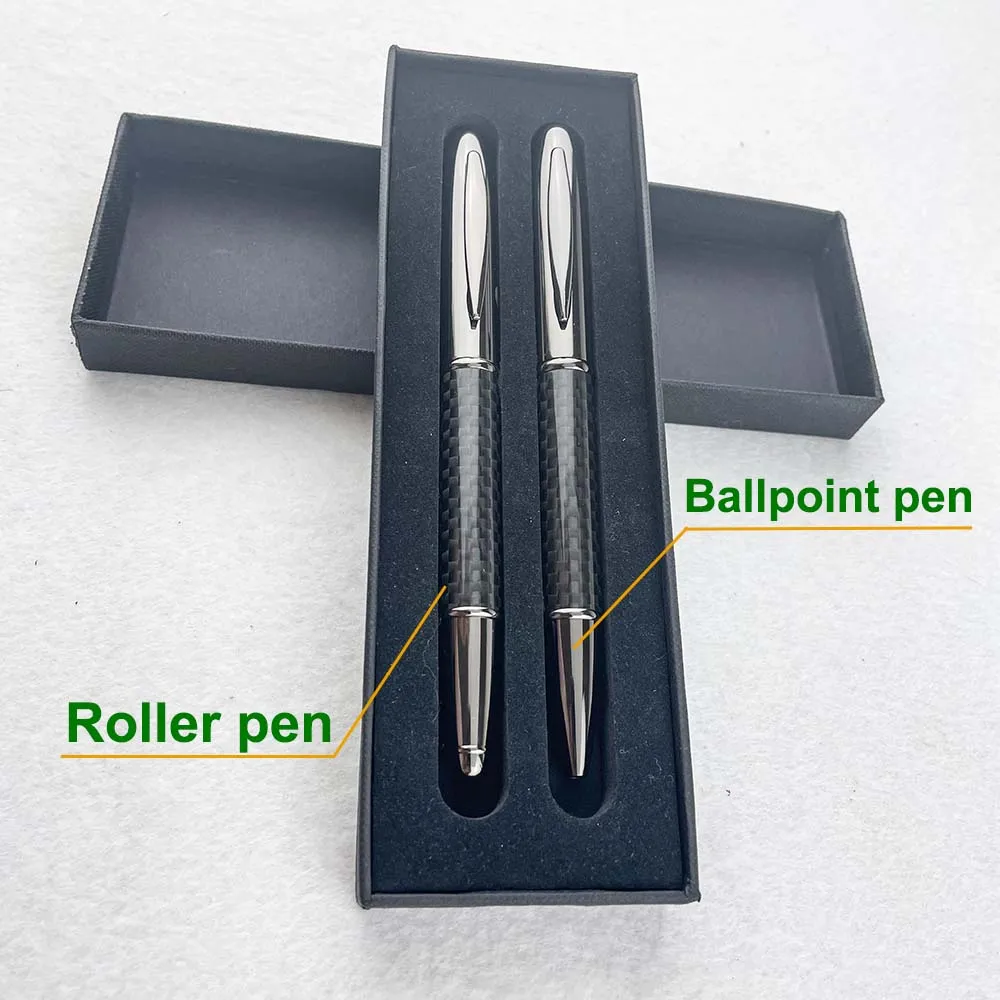 GemFully chinese online markets wholesale luxury carbon fiber ballpoint pens custom elegant pen  for souvenirs gifts