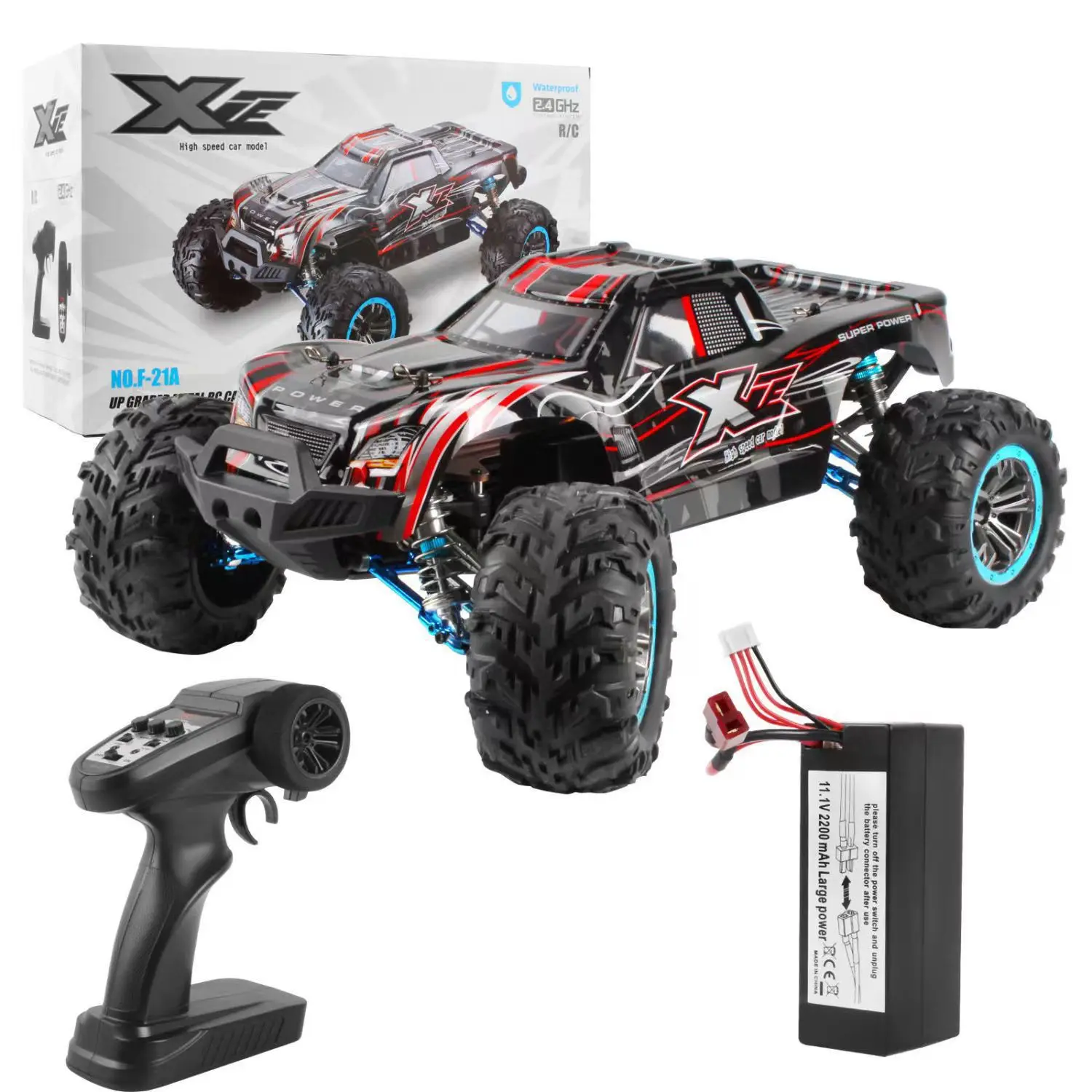 High-speed 1:10 brushless motor remote control car 80km/h All-metal floor all-wheel-drive off-road climbing vehicle
