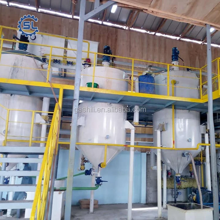 Latest Technology Automatic Edible Oil Refinery Machinery