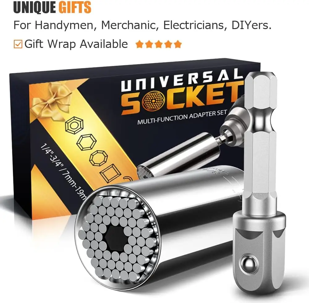 Universal socket electric drill screw socket head multi-function magic socket wrench