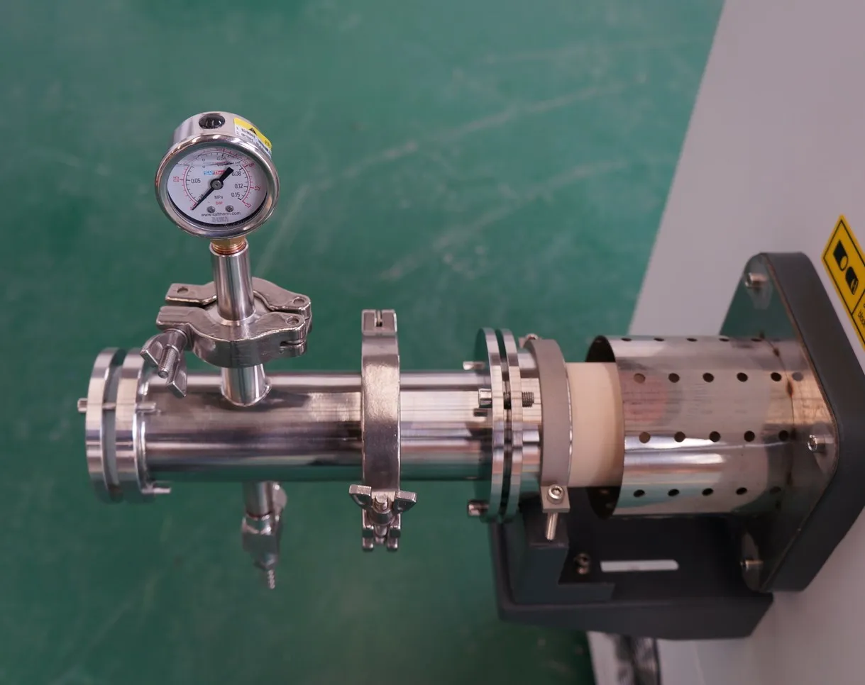 1200C Quartz Tube Furnace Vacuum Laboratory Large Horizontal Quartz High Temperature Sintered Resistance Tube Furnace