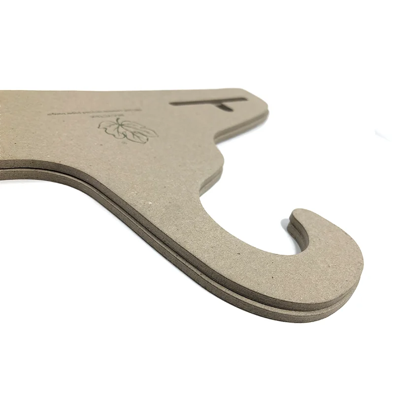 Recycled clothes hanger paper hanger 250g grayboard hanger paper clothes