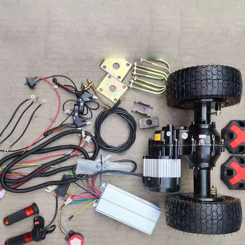 Электрическое мини-автомобильное шасси, комплекты с независимой подвеской Mcpherson, дисковые тормоза, задние оси