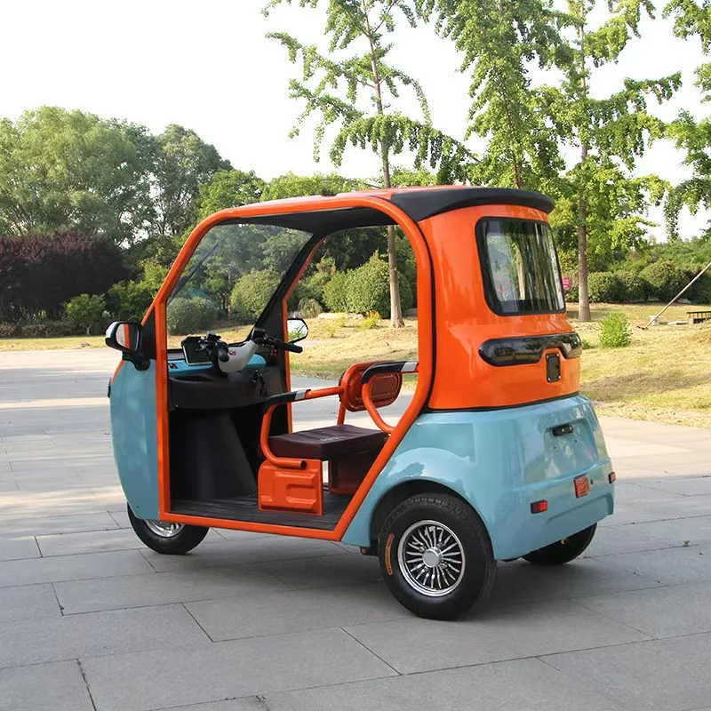 2024 New Design Hot Selling Safely three wheel electric tricycles European Union Rickshaw Tuktuk For Taxi Use