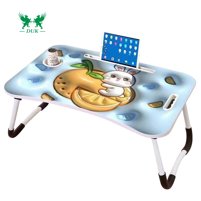 Desk Top Folding Computer Breakfast Foldable Custom Table for Notebook