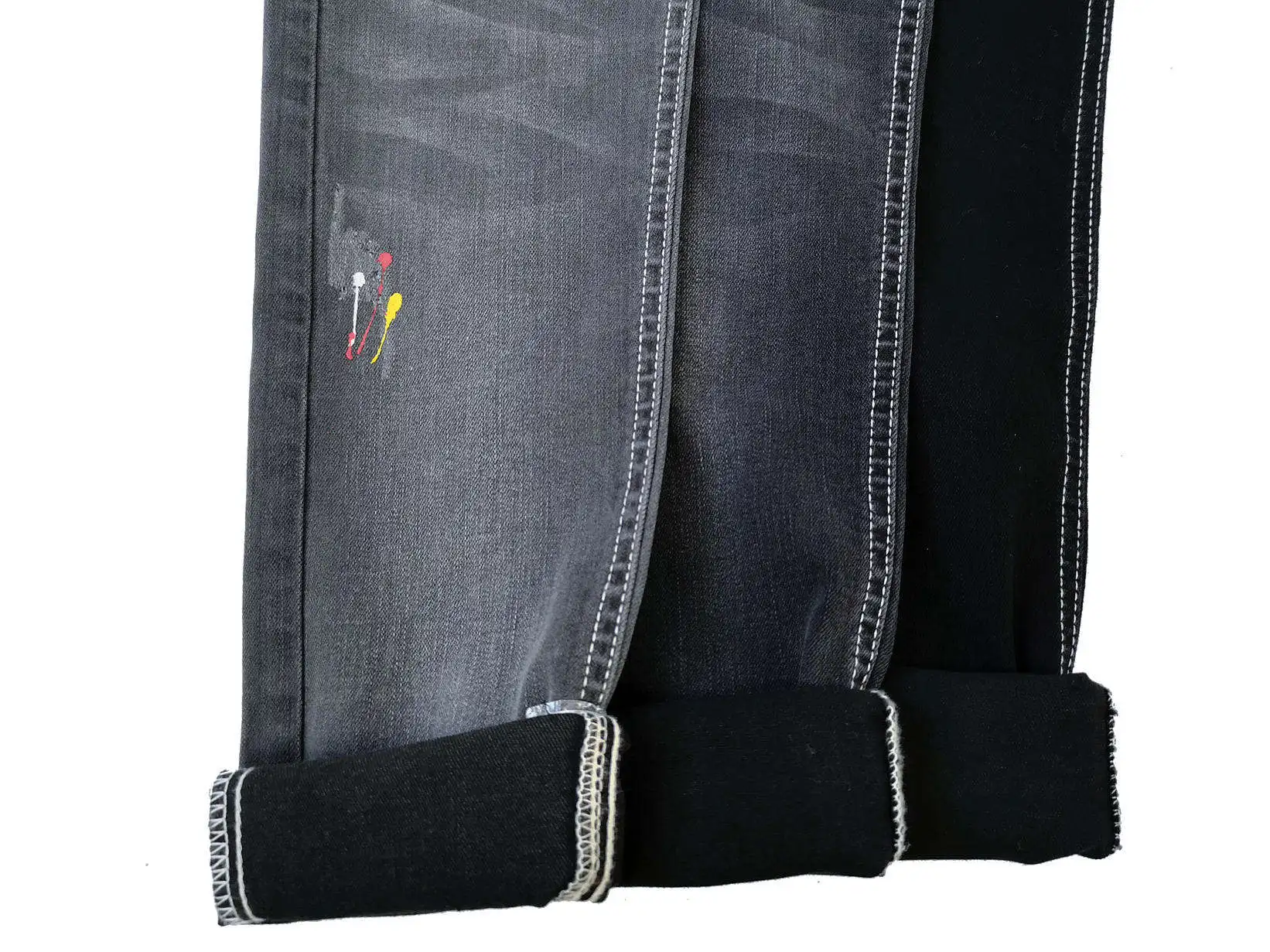 F8232 Hot sale super stretch cotton lycra denim fabric for lady women jeans