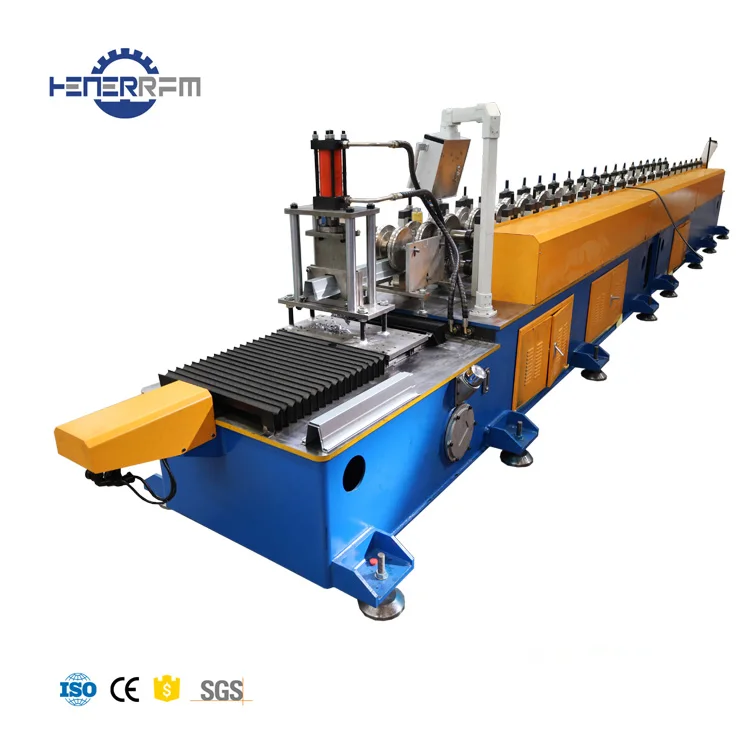 HENER Big Omega Hat Making Machine Steel Omega Profile Machine High Speed Roll Forming Machine For Omega Profile Manufacturers