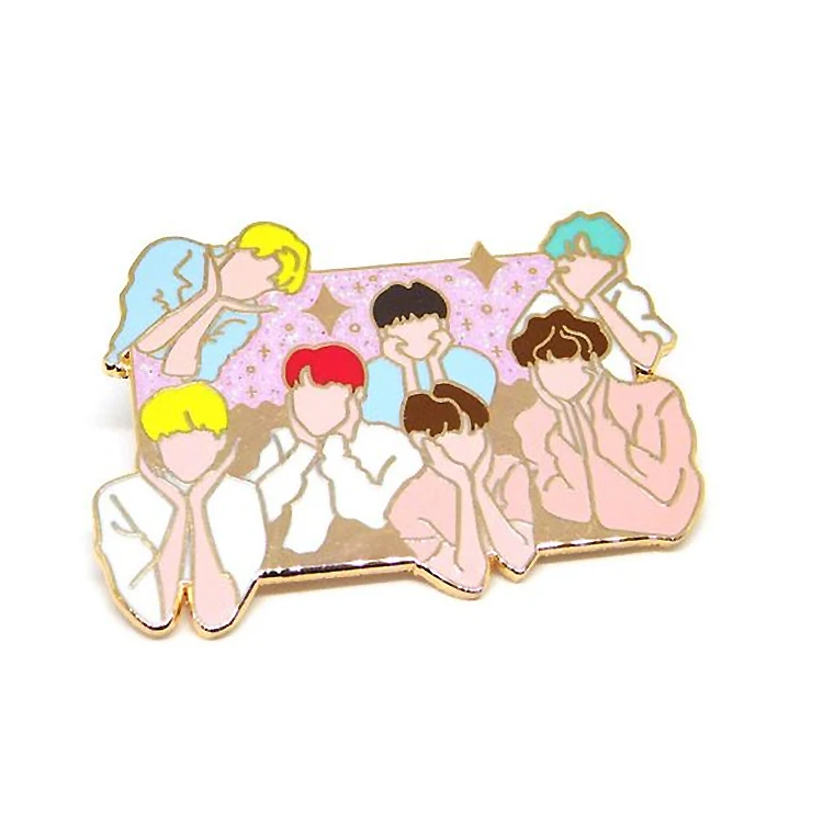 Very Welcome Ins Popular New Arrival Custom Bulk Kpop Idol Hard Enamel Lapel Pin