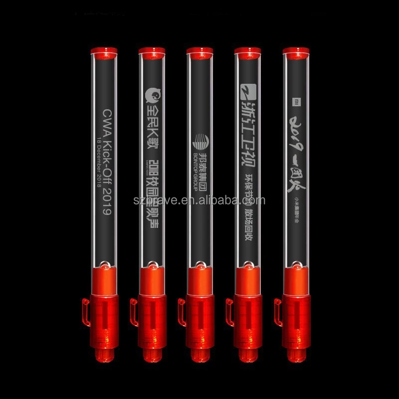 Glow light pencil stick LED light emitting pen stick for concert idol cheering atmosphere prop