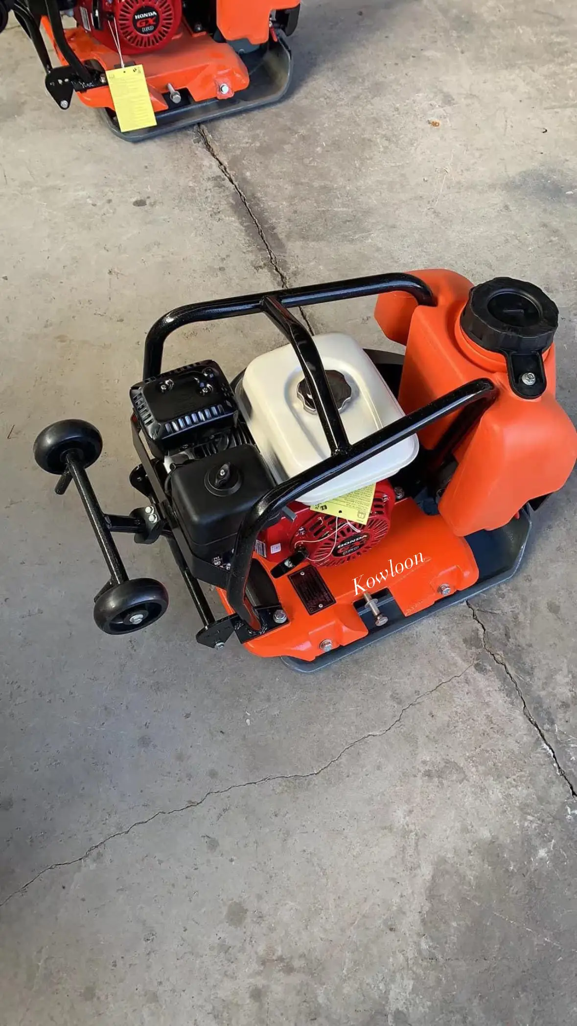 Homemade Rubber Plate Compactor HZD110 type Wacker Plate Tamping rammer Compaction machine Capacity Price