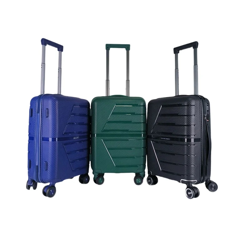 Travel suitcase trolley valise de voyage en pp durable valise roulettes luggage sets
