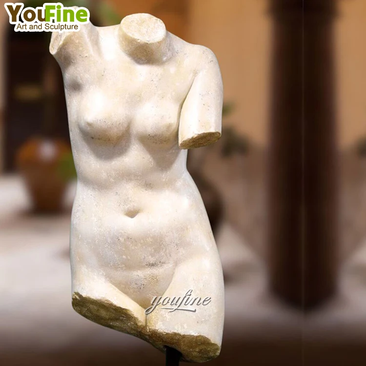 Life Size Hand Carved Famous Replica Marble Roman Torso Statue