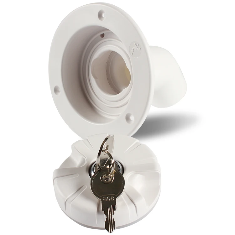 Trailer   lockable water accessories white Black RV gravity  Water Inlet