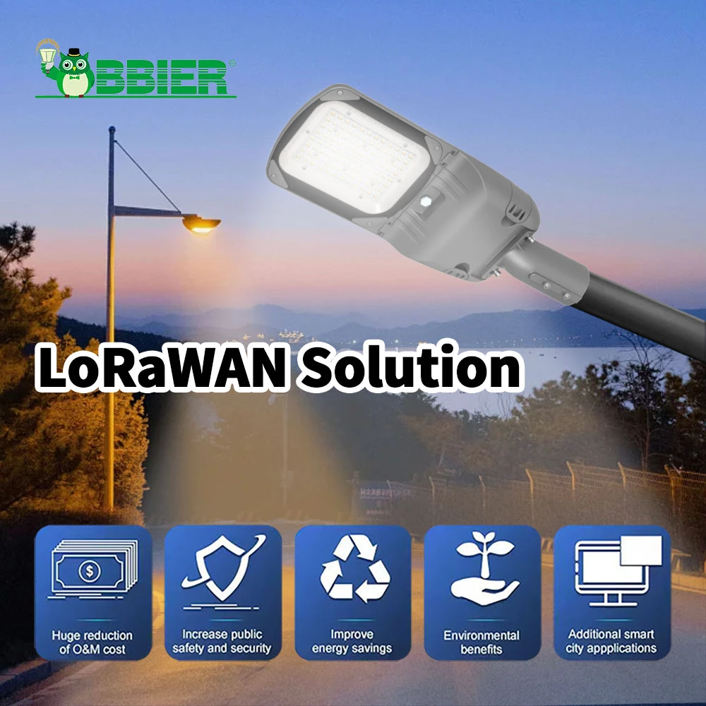 BBIER IP65 street light sensor waterproof remote control outdoor smart solar street light controller
