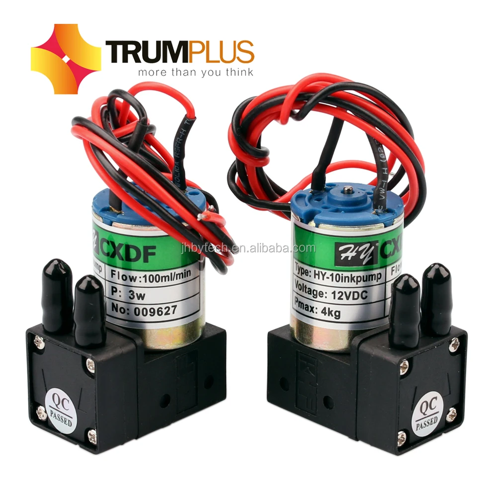 Solvent inkjet printer part HY-10 100-200ml/m 12V small ink pump