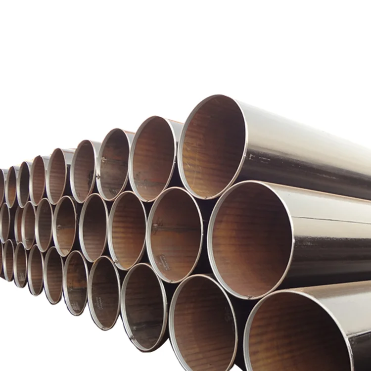Black Carbon Welded Steel Pipe/Tube Erw Saw steel tube ASTM A500 A572 gr.50 Q345b for construction