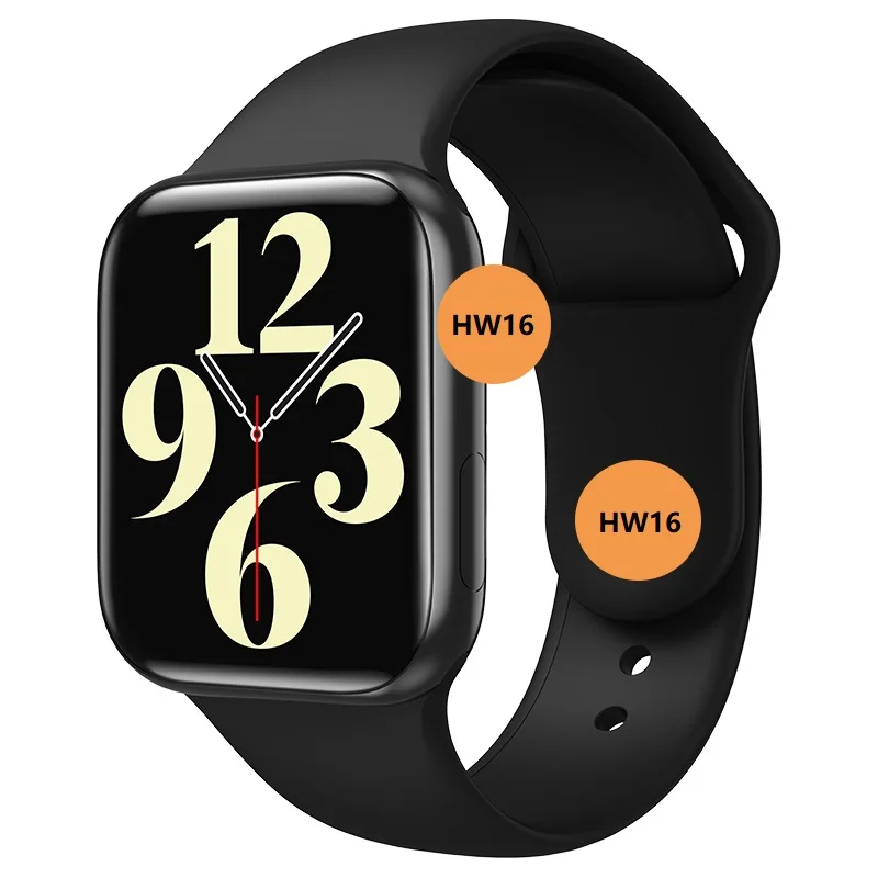 
2021 Dropshipping Arrival HW16 smart watch series 6 iwo 13 big black Android relojes inteligentes bt watch 6 HW 16 smartwatch 
