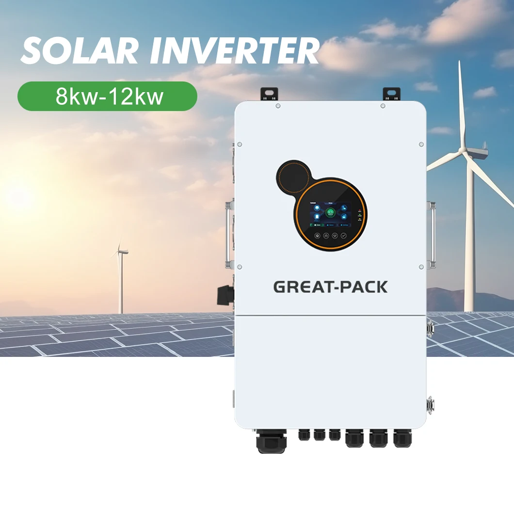 WIFI Monitoring Split Phase 110/220vac Solar Hybrid Inverter 8KW 10KW 12KW Hybrid Solar Inverter 10KW Mppt Solar Hybrid Inverter
