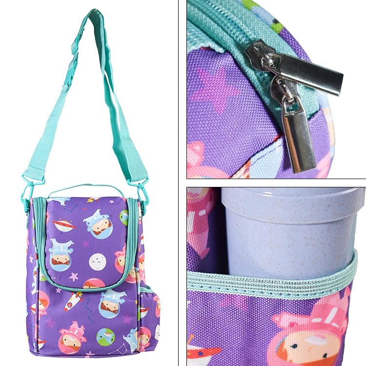 High Quality Insulated Lunch Bag Kids Terminal Cooler Bag with Shoulder Strap
