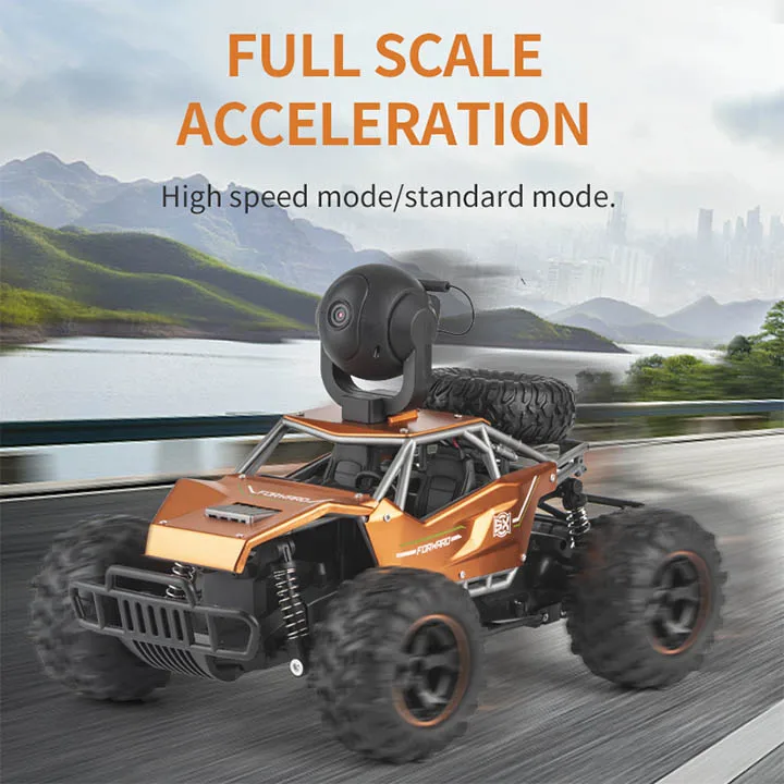 2 4G 1:14 радиоуправляемая машина для скалолазания 4WD игрушечный внедорожник с Wi-Fi камерой и управлением через приложение телефона