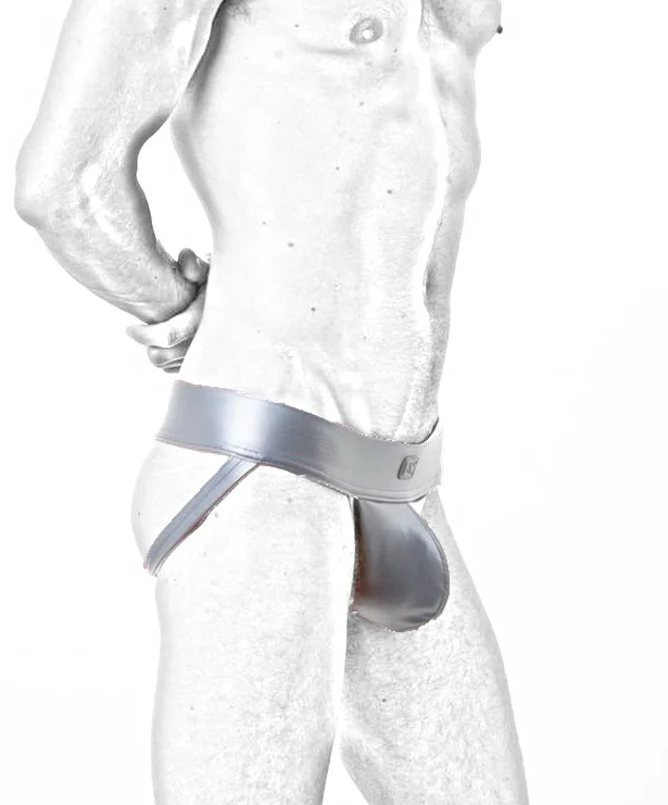 Оптовая продажа, Мужские штаны из лакированной кожи, U-образный выпуклый вкус, нижнее белье