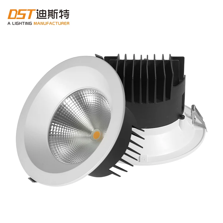 Long Service Life Commercial Ceiling Spot Light Hotel Aluminum Recessed LED COB Spotlights