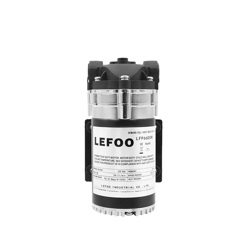 Высококачественный мембранный Водяной насос LEFOO 600GPD электрический для очистки воды 230VAC с быстрой доставкой