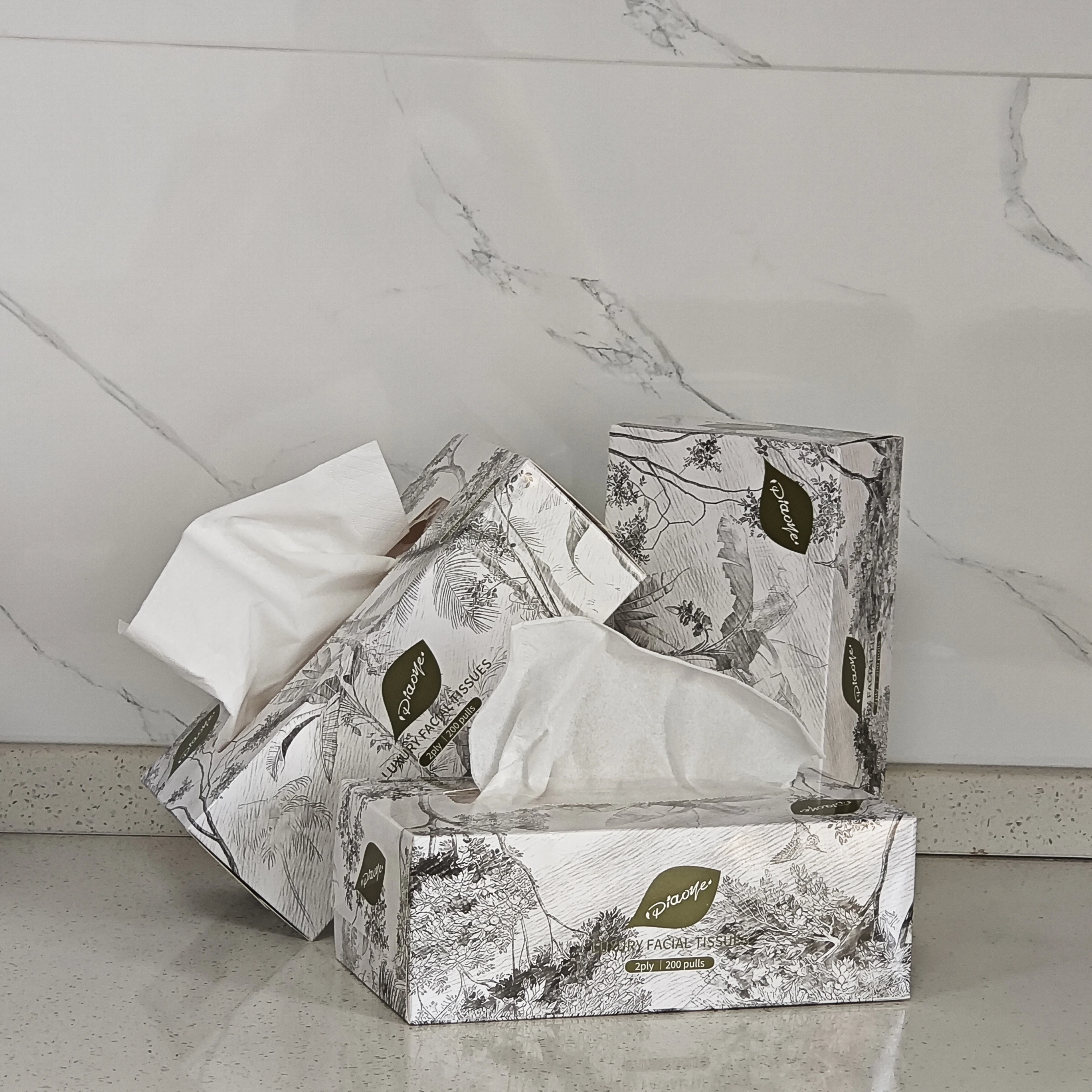 Box tissue paper In Stock Fast Shipping Exclusive for restaurant and car Cheap Soft box tissue