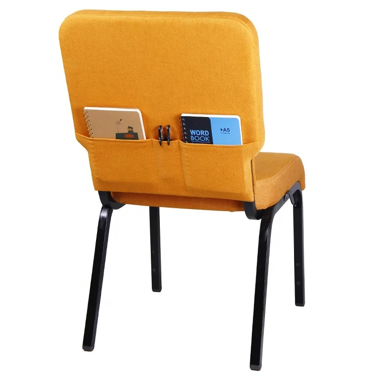 Malaysia chair metal Stacked chair seat cushions cheap metal church chair