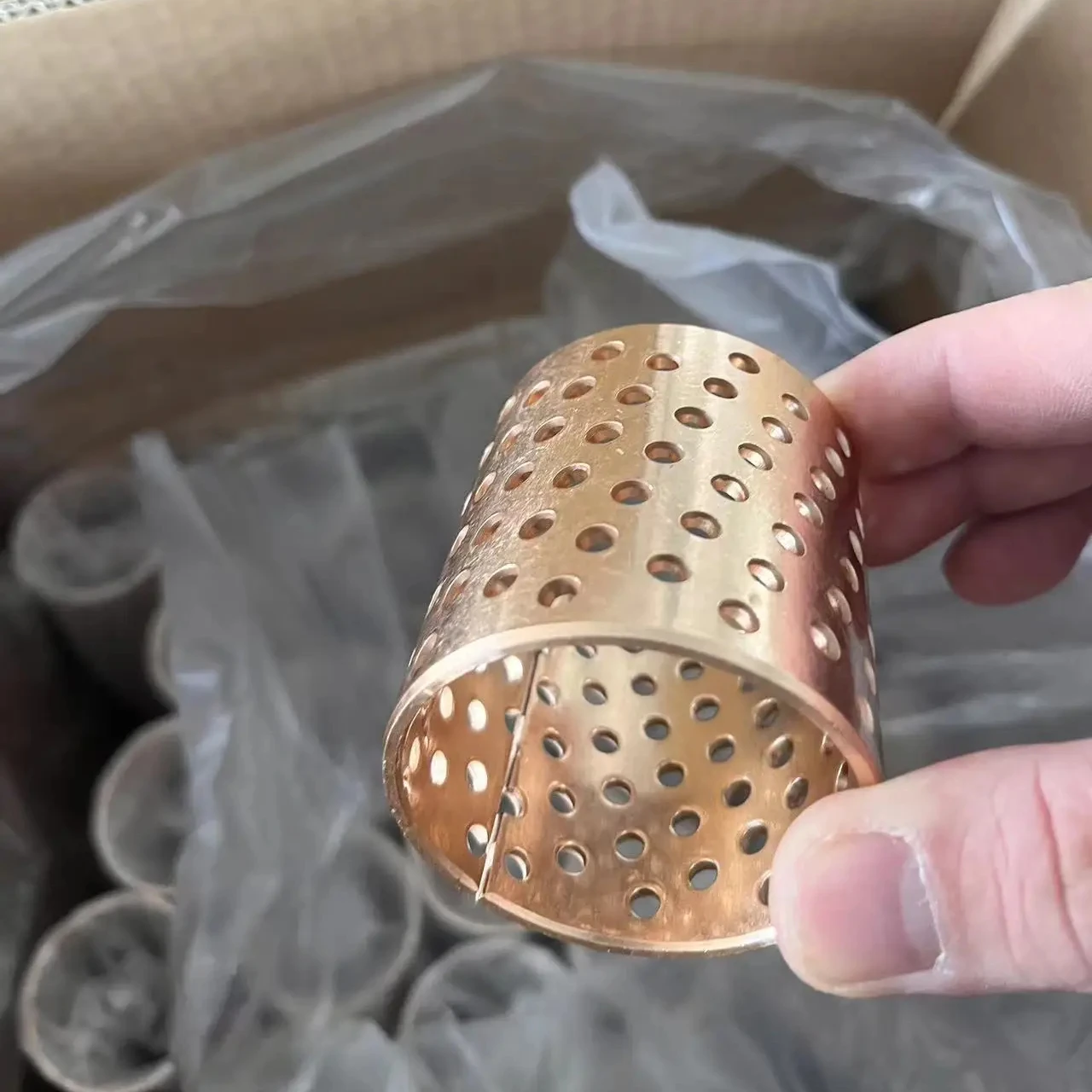 WB802 Wrapped Bronze Bush TCB902 Bronze Wrapped Bushing Bearing Supplier FB092 Oilless Bronze Sliding Bearing