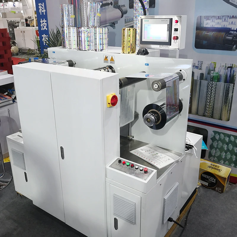 Automatic Digital Laser 3D Label Sticker Printer Hologram Embossing Machine