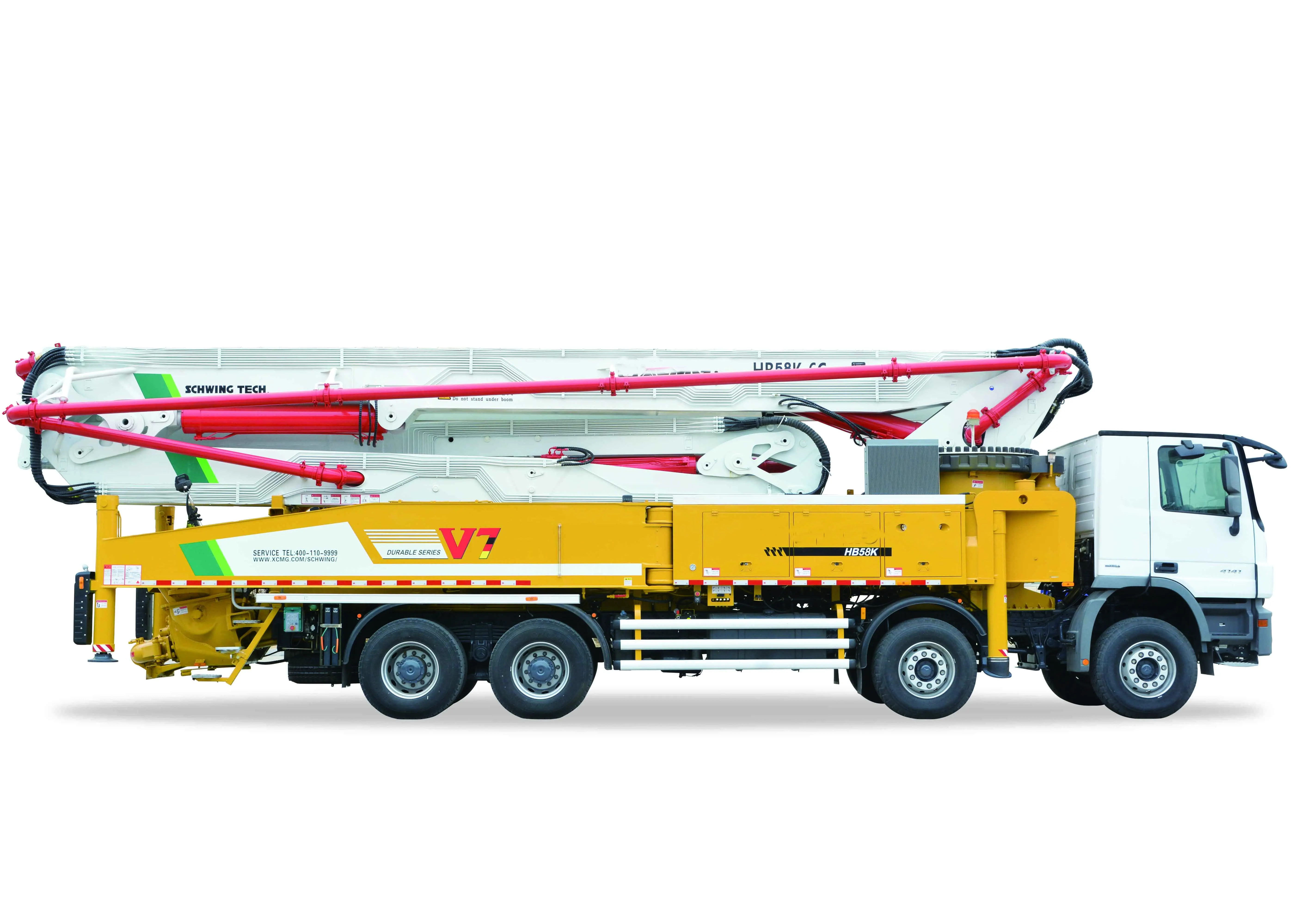 China Famous Brand Hb56 Truck Mounted Concrete Pump For Sale