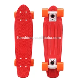 PP fiberglass plastic completed skateboard classic penny board skate board for sale