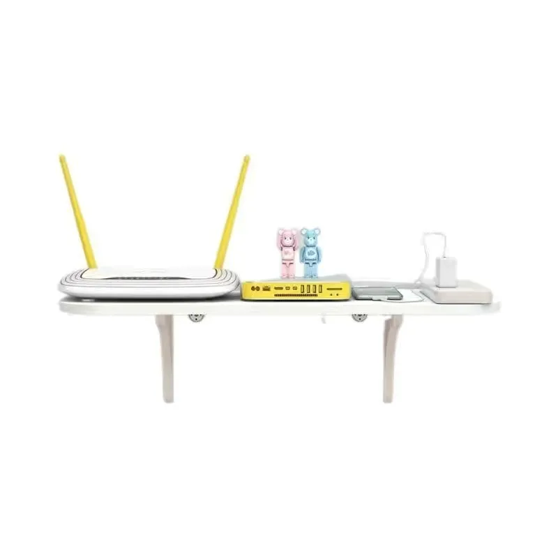 Router Shelf  No-Punch Wall Mounted Living Room Wireless Wifi Storage Box