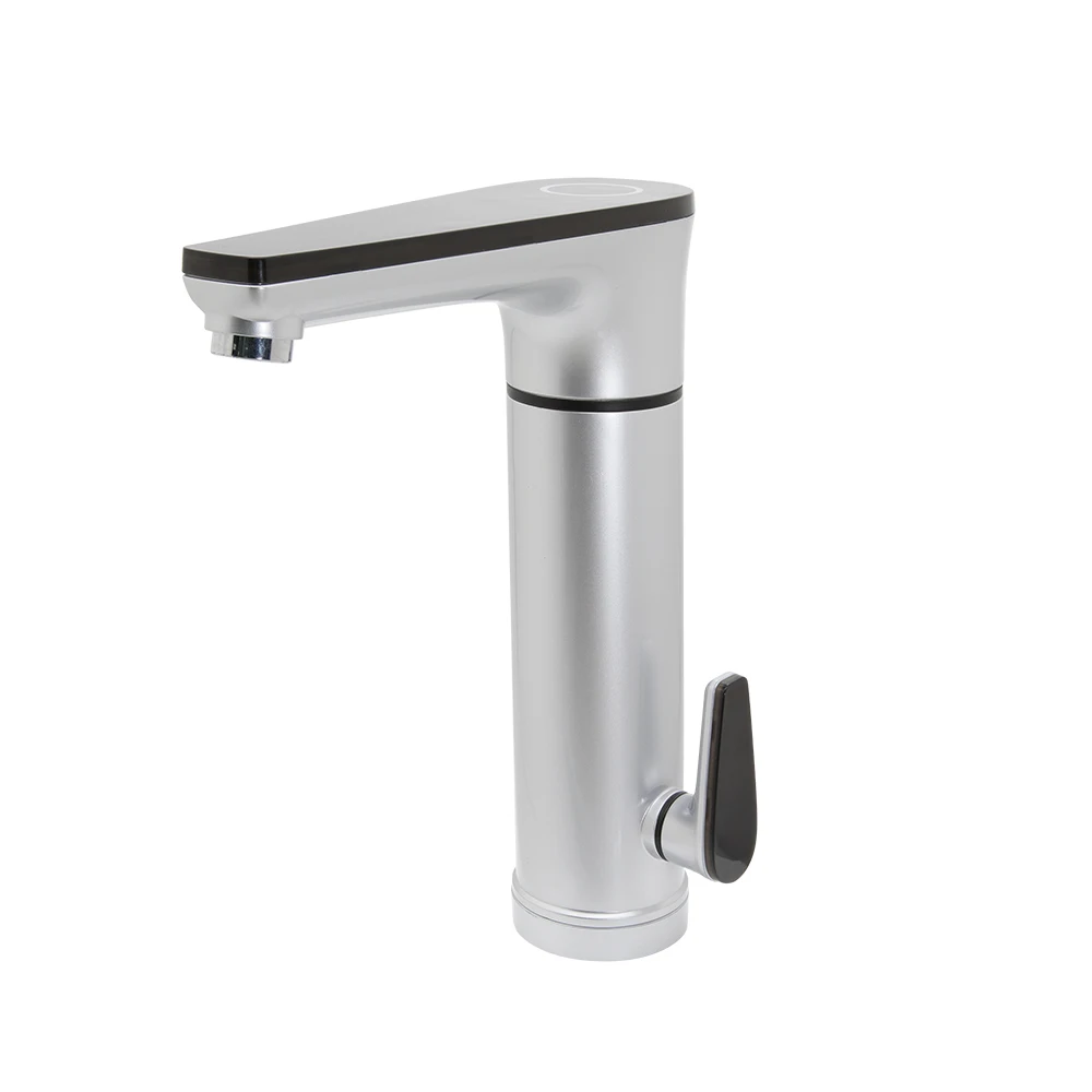 JNOD Rotary Spout LED Display Electric Water Heater Tap Kitchen Bathroom Instant Electric Heating Faucet