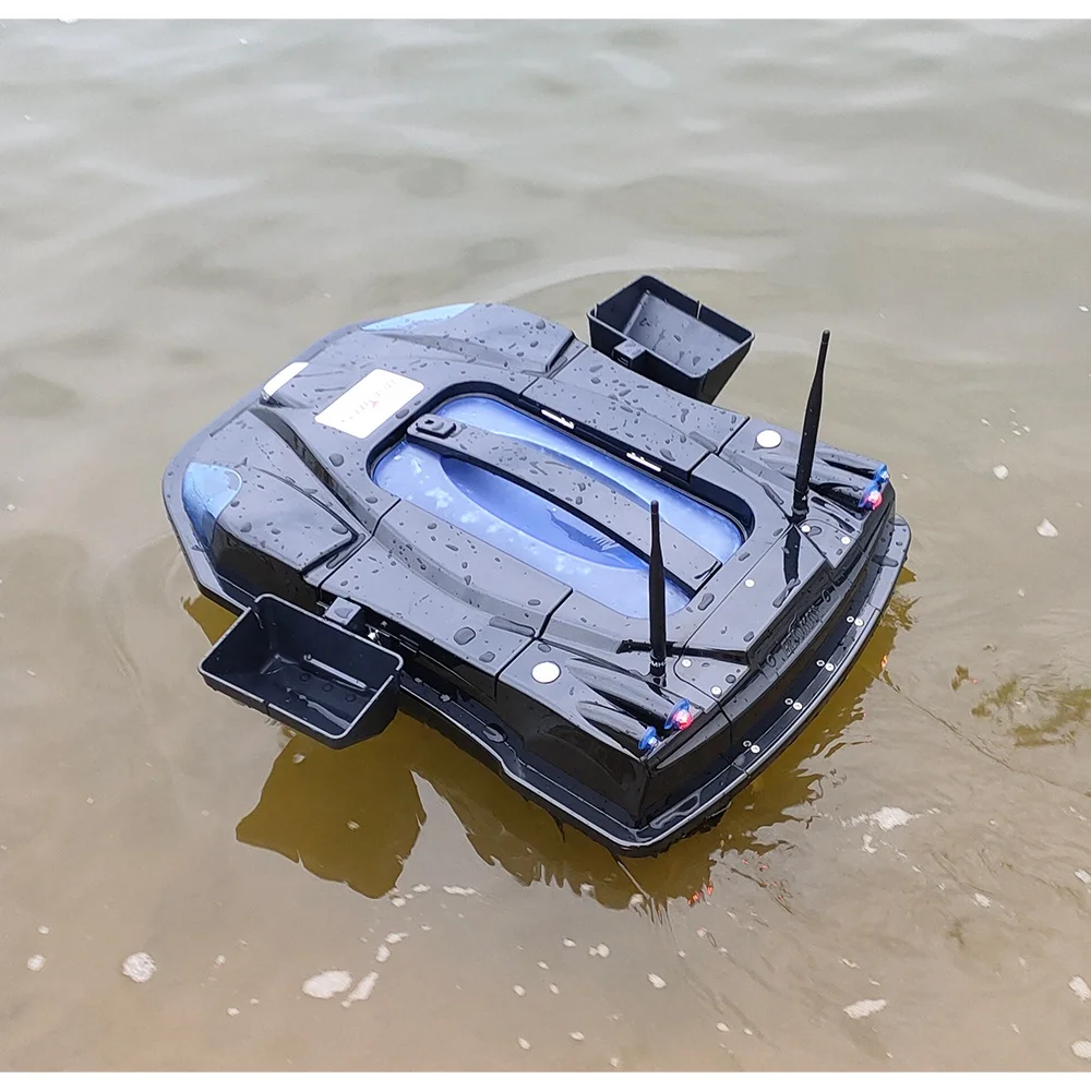 500M Speed Sailing RC Carp Fishing Bait Boat GPS Fishfinder baitboat with external motor fishing lure lights and bright lights