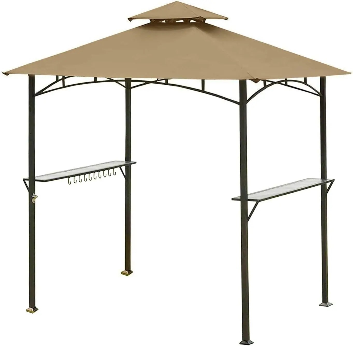 BBQ Gazebo Tent Cheap Price Double Roof Canopy with Air Vent Outdoor BBQ Gazebo Kit
