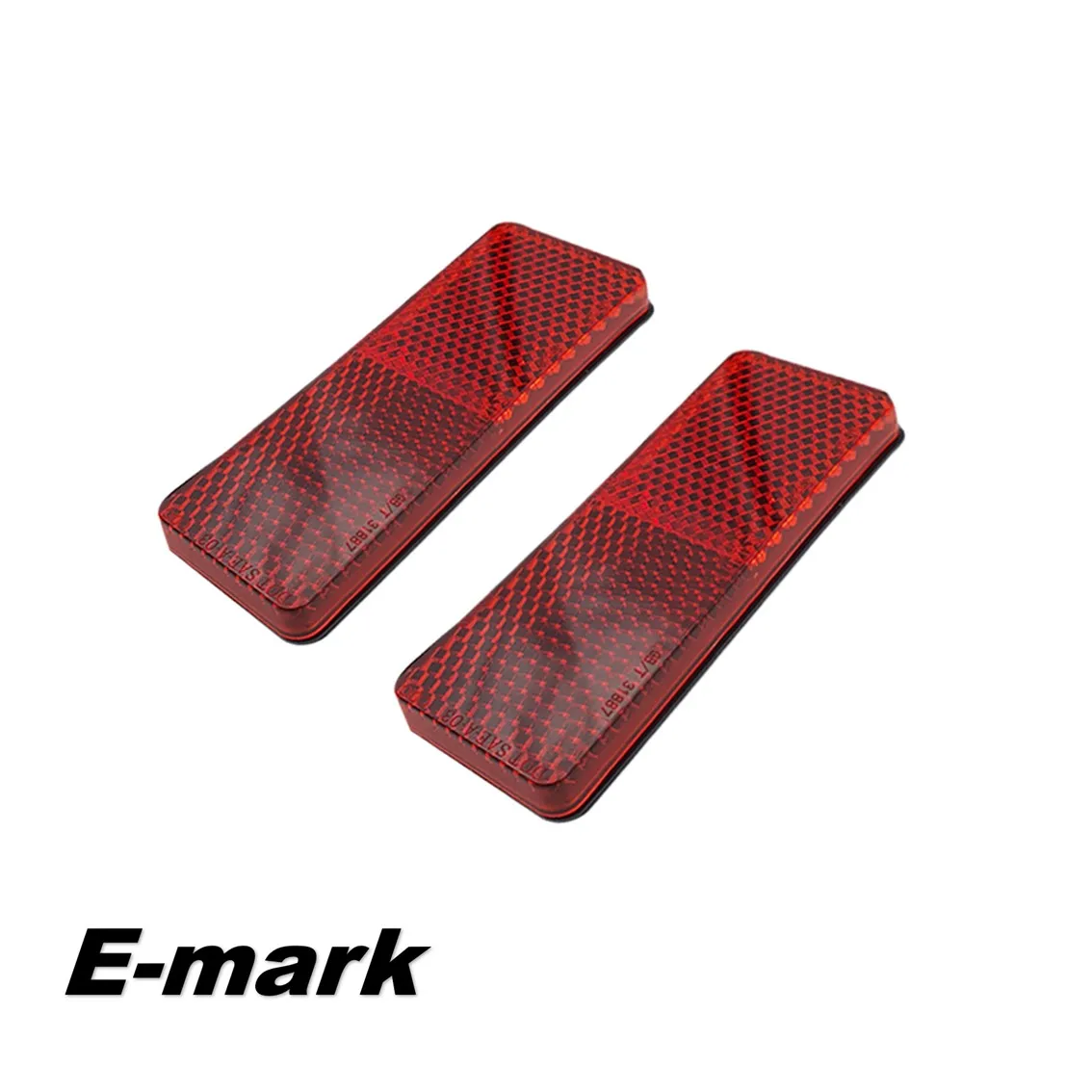 85*31 mm abs plastic kit motorbike accessories motorcycle reflective reflex reflector for scooter