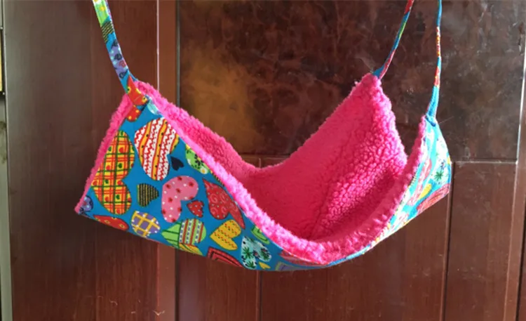 Comfortable Soft Sleepy Pad Sleeping and Resting Hammocks Small Pet Hanging Bed Hammock for Indoor Cat Cage Hammocks bed