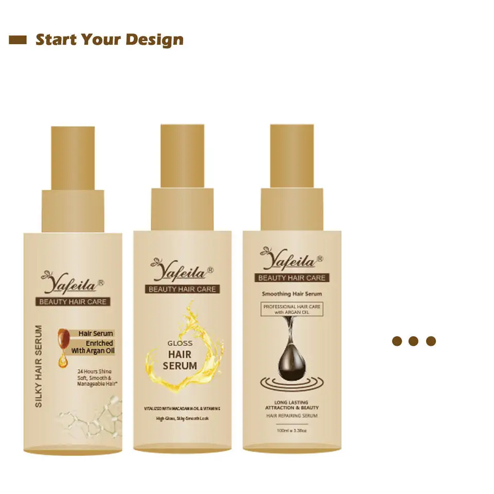 Wholesale Premium Natural Hair Care Oil Organic Moroccan Argan Oil Hair Serum Treatment Essential Oil