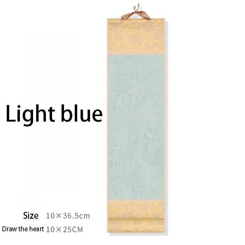 Rice paper Exquisite Mini Scroll Small Blank Creative Retro Handwritten Hanging Painting Calligraphy Creation Gift