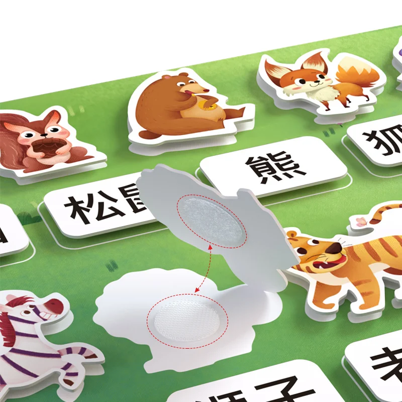 2024 Best Selling Early Educational Fun Literacy Card Words Shapes Patterns Cognition Learning Toys for Pre School Children CE