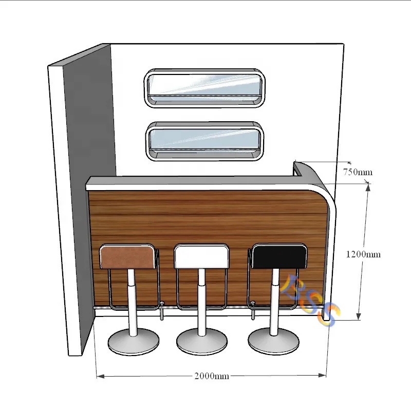 Home Bar Supplier Prefabricate Hot Sale Nice Exclusive OEM Premium L Sharp Wood Marble Home Bar With Wall Wine Shelves