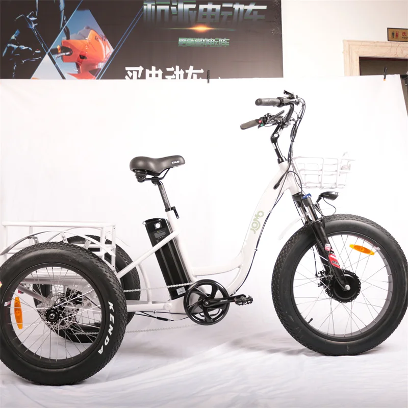 48V 750w motor electric tricycle 3 wheel powerful electric scooter wolf warrior11 electric three-wheeled motorcycle