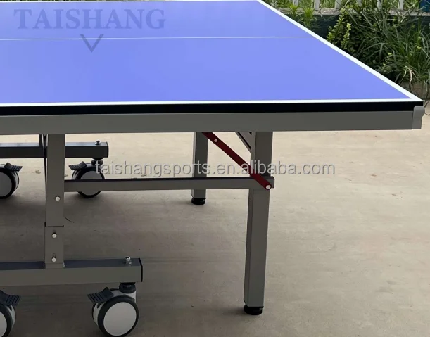 Double folding tennis table Indoor Movable Standard Ping Pong Table Tennis Tables