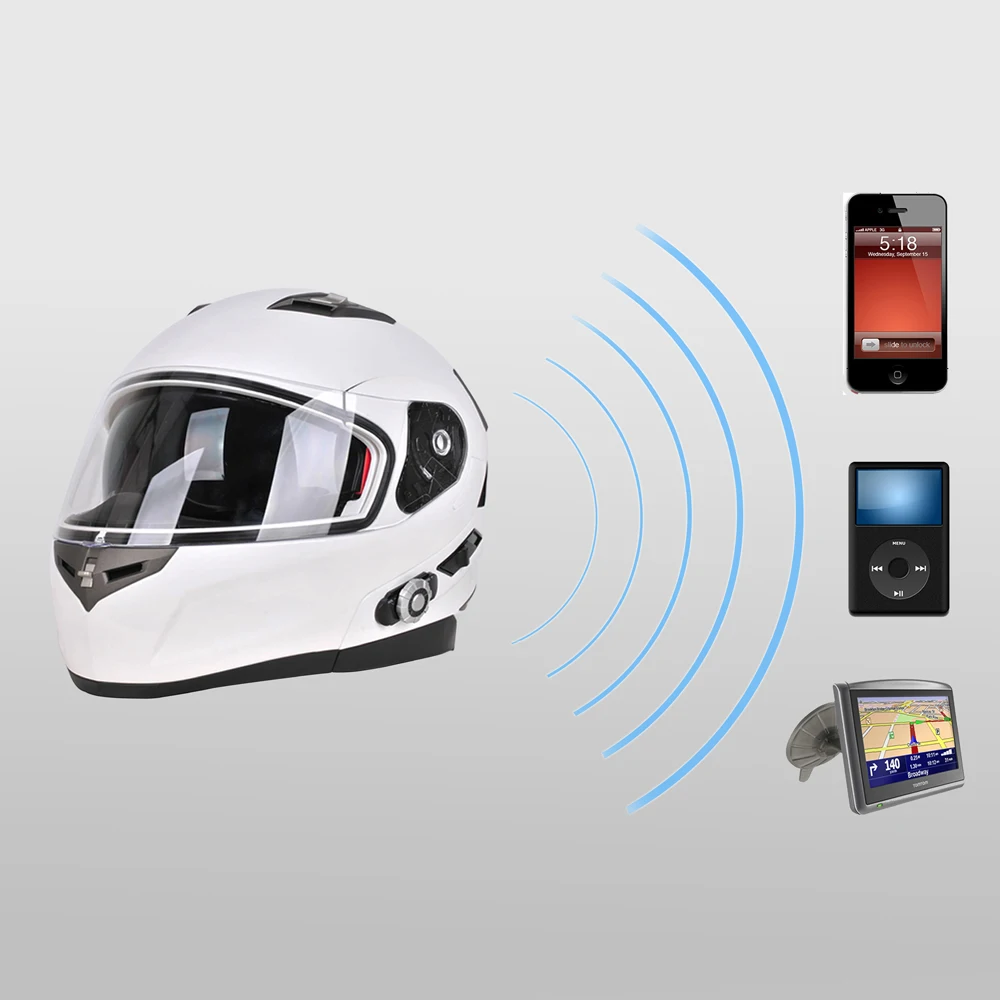  FreedConn BM2-S 953 DOT 500M умный мотоциклетный Bluetooth-шлем со встроенным Интерком BT FM-радио гарнитура водонепроницаемые